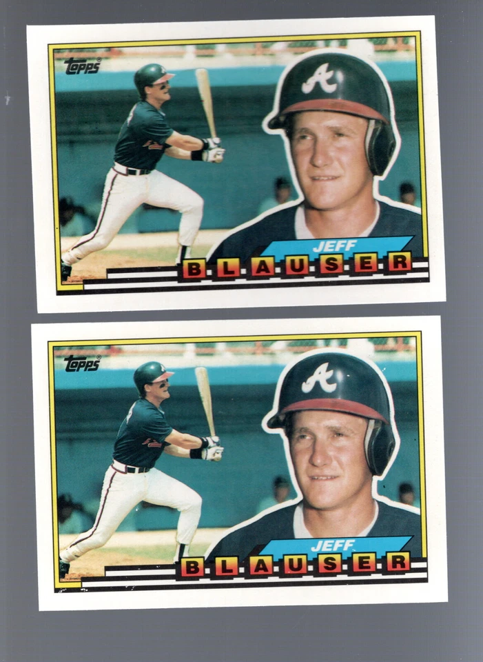 1989 Topps Big Jeff Blauser #317  - Image 1 of 2