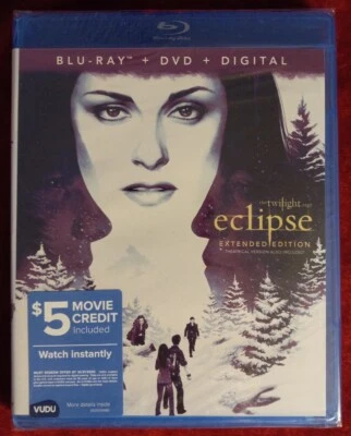 The Twilight Saga: Eclipse Extended Edition (Blu-ray, DVD, 2010) Digital Expired Foto 1 de 4