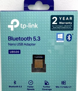 TP-Link Bluetooth latest 5.3 Nano USB Adapter UB500 for PC -Plug n play Windows - Picture 1 of 7