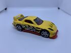 Hot Wheels - 24/7 24/Seven Yellow - Diecast Collectible - 1:64 Scale - USED (2)