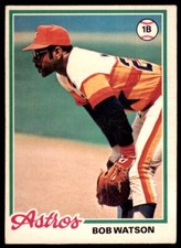 1978 O-PEE-CHEE. BOB WATSON HOUSTON ASTROS #107