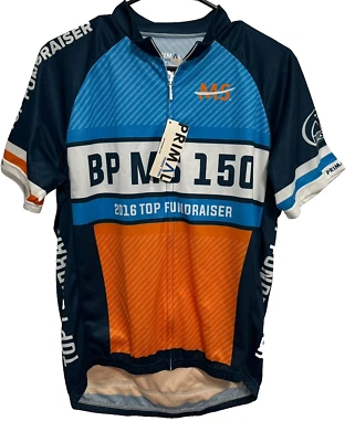 BP MS 150 Men 2016 Fundraiser Houston - Austin Cycling Jersey L Primal NEW TAG - Image 1 of 4