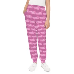 DTI Pink YOUTH Joggers, Comfy Kids Pants, Dress To Impress Pajamas - Picture 1 of 46