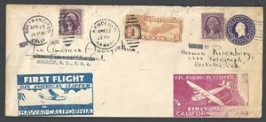 1935 Trans-Oceanic T.O. (T.O.) Flight #1230 + 1230a Full Round Trip San Fran---- - Picture 1 of 1