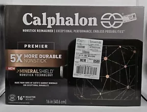 Calphalon Premier Mineral Shield Girarrosto Antiaderente 16 Pollici con Rastrello - Foto 1 di 16