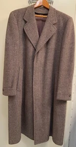 Garstonian St Gregory Mens Overcoat L Brown (a5) - Picture 1 of 7