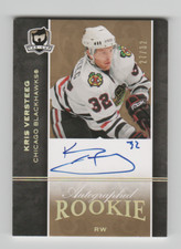 2007-08 UD The Cup Gold Rookie /32 Kris Versteeg Blackhawks RC Auto