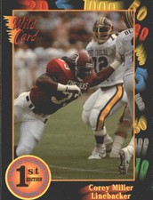 1991 Wild Card Draft #9 Corey Miller