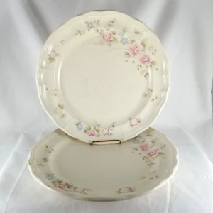 Vintage Pfaltzgraff Tea Rose Dinner Plates 10 1/4" Set of 2 - Picture 1 of 5