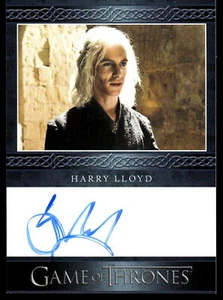 2021 Rittenhouse Game of Thrones HARRY LLOYD BLUE AUTO VISERYS TARGARYEN A - Picture 1 of 2