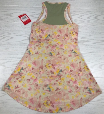 Kari Traa A-Line Sleeveless Tennis Dress Womens Small Vilde Pink Floral New - Image 1 of 4