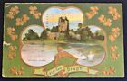 Ross Castle Killarney Ireland Embossed Vintage Postcard Pc 1912  Irish Theme