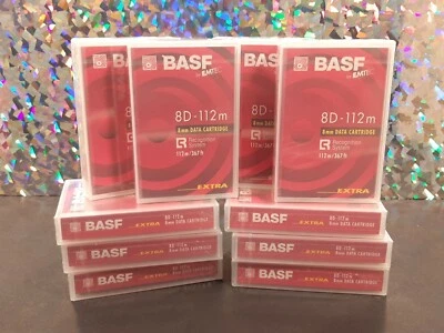 BASF 8D Data Cartridges ~ 8D-112M (112m/367ft) EXTRA - EMTEC QM SYSTEM NEW! - Image 1 of 4