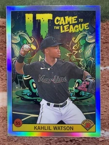 2022 Bowman Chrome Refractor Kahlil Watson It Came To The League Insert #ICFL-4 - Picture 1 of 2