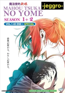 Anime DVD Mahoutsukai no Yome Season 1+2 Vol. 1-48 End + Special ENGLISH VERSION - Picture 1 of 2