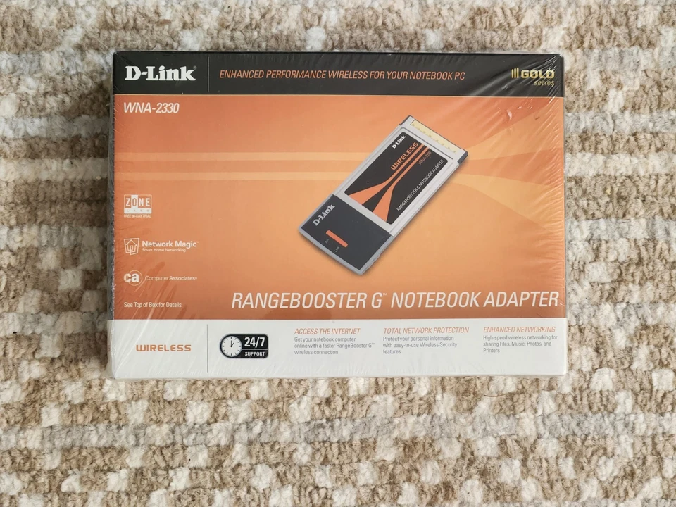 D-LINK RANGEBOOSTER G NOTEBOOK ADAPTER ( NEW ) WNA-2330 - Image 1 of 1