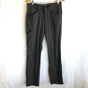 Orvis Tech Khaki Pants Men Size 32x32 Gray Zip Pocket Stretch Water Repellant