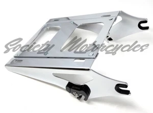Two-Up Detachable Tour Pak Pack Mounting Luggage Rack For Harley Touring 14-23 - Foto 1 di 2