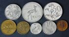 SOUTH AFRICA 1/2, 1, 2, 5, 10, 20, 50 Cents & 1 Rand 1982 - 8 Coins. - 1757