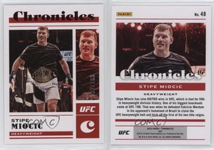 2023 Panini Chronicles UFC Red /199 Stipe Miocic #48