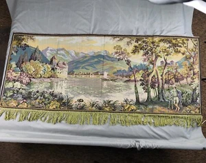Beautiful Vintage Jacquard Tapestry 178cm/83cm (70''x32.5'') P2471 - Picture 1 of 11