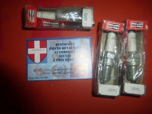 Pack Von 3 Kerzen Champion C9S9YC Alter Bestand - Picture 1 of 1