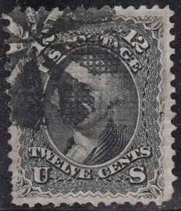 Griglia USA Scott #90 12ct E usata VF-XF fantasia annullamento - Foto 1 di 2
