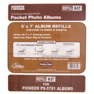 Pioneer X-Pando Pocket Album Refill R-57 (PS-5781) - Image 1 of 2