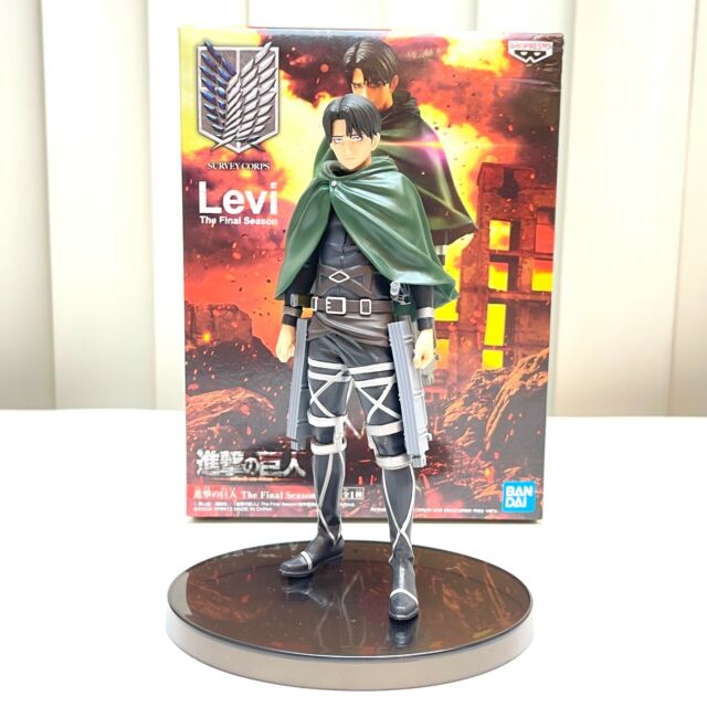 Estátua Levi Ackerman no Tronco: Ataque dos Titãs Attack on Titan