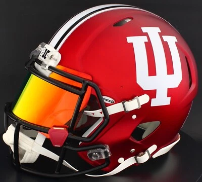 INDIANA HOOSIERS NCAA Riddell Speed Full Size AUTHENTIC Football Helmet - Image 1 of 4