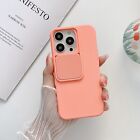Anti Fall Silicone Sliding Phone Case With Window Cover For iPhone 13 Pro Max