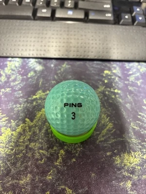Bola de golfe Ping Karsten azul claro branca #3 - Imagem 1 de 4