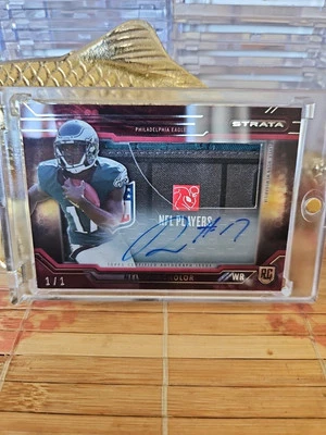 2015 Topps Strata - Laundry Tag 🔥1 Of 1🔥 #CCAP-NA Nelson Agholor (AU, MEM, RC) - Image 1 of 4