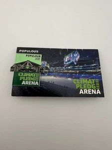 Populous 2021 Climate Pledge Arena Promo Pin - Global Architecture Design Firm - Picture 1 of 6