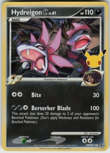 Holo Foil Hydreigon C lv.61 SWSH138 Promo SWSH: Sword & Shield Promo Cards - Picture 1 of 2