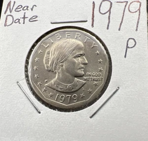 1979 P SBA $1 Susan B Anthony Near Date Wide Rim Key Variety CH BU UNC #A - Picture 1 of 9