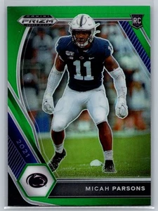 2021 Panini Prizm Draft Picks Collegiate #136 Micah Parsons Green - Picture 1 of 2