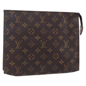 LOUIS VUITTON Monogram Poche Toilette 26 Pouch M47542 LV Auth 154572 - Picture 1 of 17