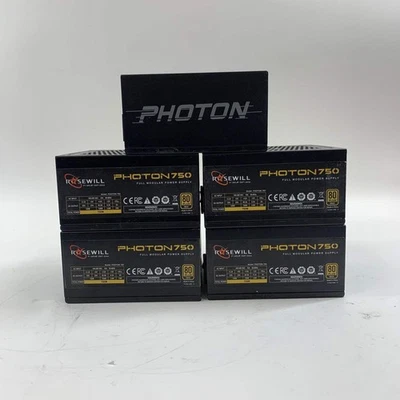 Rosewill Photon 750 PHOTON-750 80 Plus Gold 750W Fully Modular Power Supply - Image 1 of 4