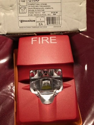 2EA. Edwards G1VRF compact wall strobe - Image 1 of 3