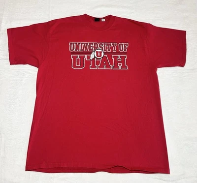 Gear For Sports Mens Vintage University Of Utah, Red Short Sleeve T Shirt, 2XL - Image 1 of 4