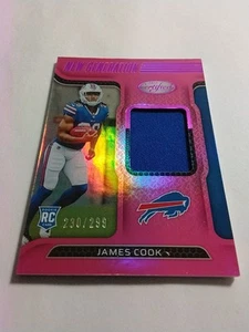 2022 Panini Certified New Generation #NGJ-JC James Cook Rookie Pink /299. E100 - Picture 1 of 3