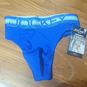 Jockey Sport Men's Stability Pouch Microfiber Thong - Size XL - Picture 1 of 4