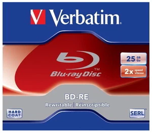 1 Verbatim Rohling Blu-ray BD-RE 25GB 2x Jewelcase - Bild 1 von 1