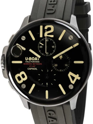 U-Boat 8111/E Capsoil Chronograph SS Mens Watch 45mm 10ATM - image 1 of 4