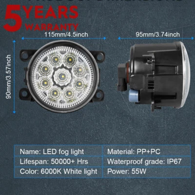 2x farol de neblina lâmpada de direção H11 110W para 2014 Kia Soul Base Hatchback 4 portas 1.6L - Imagem 1 de 4
