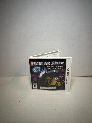 Regular Show: Mordecai & Rigby in 8-Bit Land (Nintendo 3DS, 2013) Complete Used - Image 1 of 3