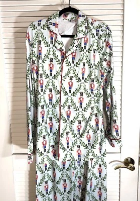 Nutcracker Christmas Pajama Set Womens Large Boots & Bows New READ Measurements - Image 1 of 4