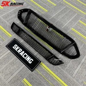 Gloss Black Front Bumper Upper + Lower Grille For Ford Mondeo Fusion 2013-2016 - Bild 1 von 11