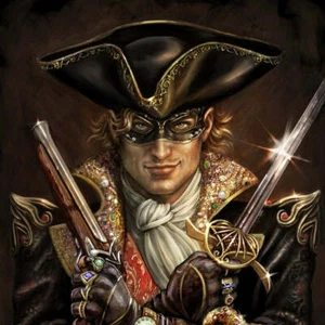 "Estampado de ciencia ficción ""Mad Lord Walther"" de League of Elder" - Imagen 1 de 2